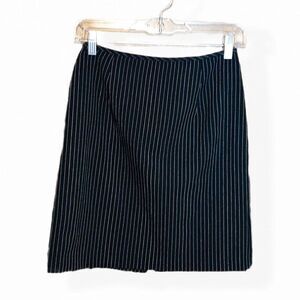 Vintage 90s Pinstripe Punk Grunge Mini Skirt sz 6